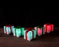 5x LED Mini Gift Box Decorations