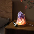 Himalaya Salt Lamp - Crystal Night Light & Essential Oil Diffuser