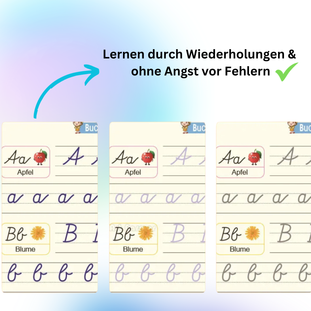 Learning books for children | 4-piece set