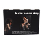 Quick Release Anti-Slip Dual Shoulder Leather Harness Camera Strap with Metal Hook for SLR / DSLR Cameras (Brown)