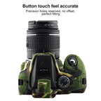 Soft Silicone Protective Case for Nikon D5300 (Camouflage Pattern)