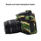 Soft Silicone Protective Case for Nikon D5300 (Camouflage Pattern)