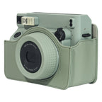 For FUJIFILM Instax WIDE 400 Full Body Leather Bag with Shoulder Strap (Green)