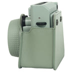 For FUJIFILM Instax WIDE 400 Full Body Leather Bag with Shoulder Strap (Green)