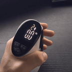 Digital grip strength measuring device for improving hand strength