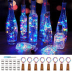DIY Bottle Light with Cork – 20 LED Light Chain for Bottles in Warm White