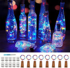 DIY Bottle Light with Cork – 20 LED Light Chain for Bottles in Warm White