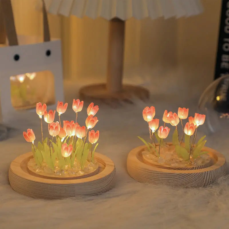 DIY Glass Tulip Globe Lamp