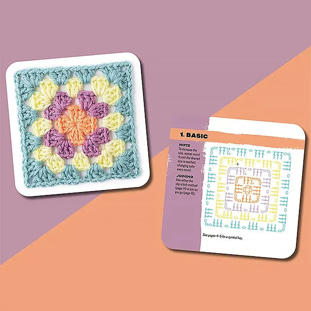 DIY Crochet Pattern Cards – Create your own bags, blankets, and wall artworks