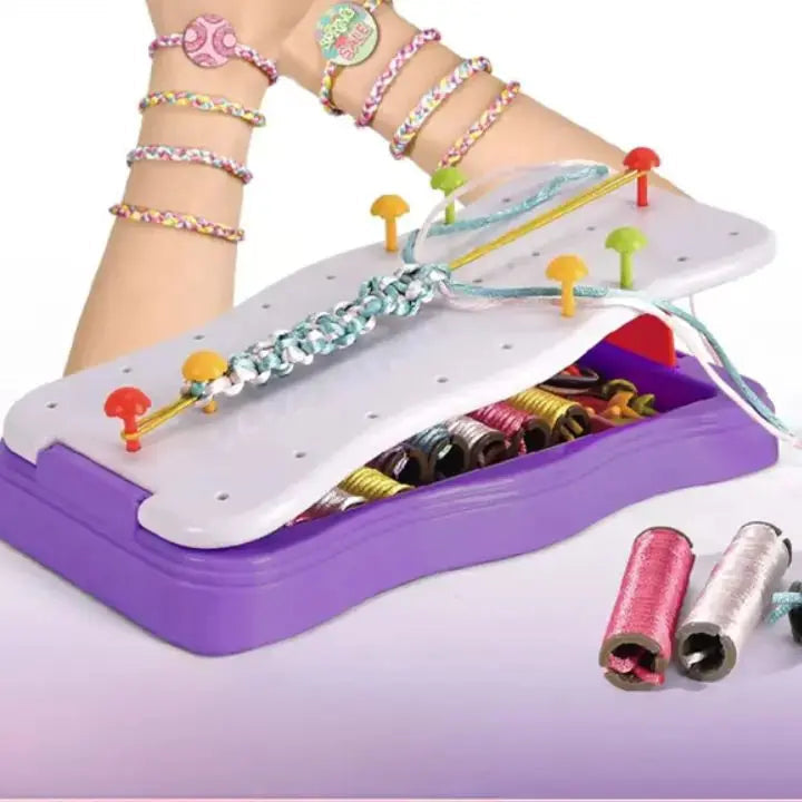 DIY Hand Rope Braiding Set – Creative Craft Set for Kids