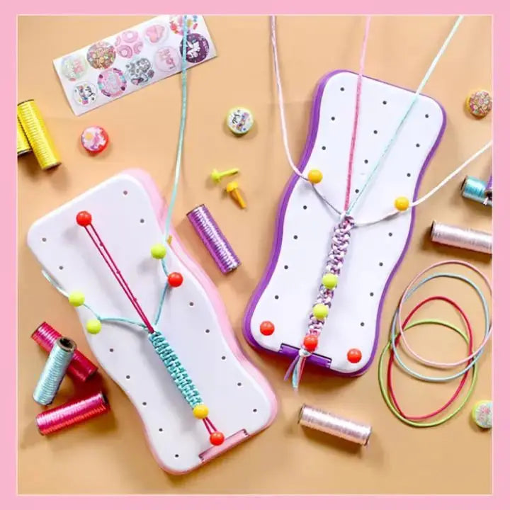 DIY Hand Rope Braiding Set – Creative Craft Set for Kids