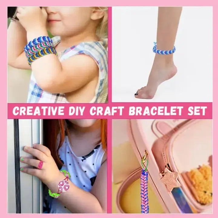 DIY Hand Rope Braiding Set – Creative Craft Set for Kids
