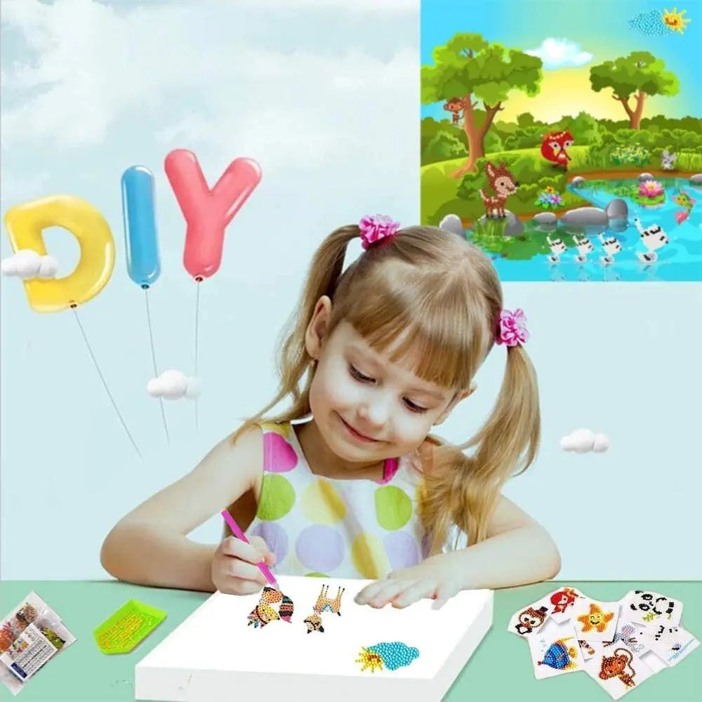 DIY Kids' Diamond Painting Set