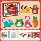 DIY sewing kit for children – Creative crafting with cute animal motifs