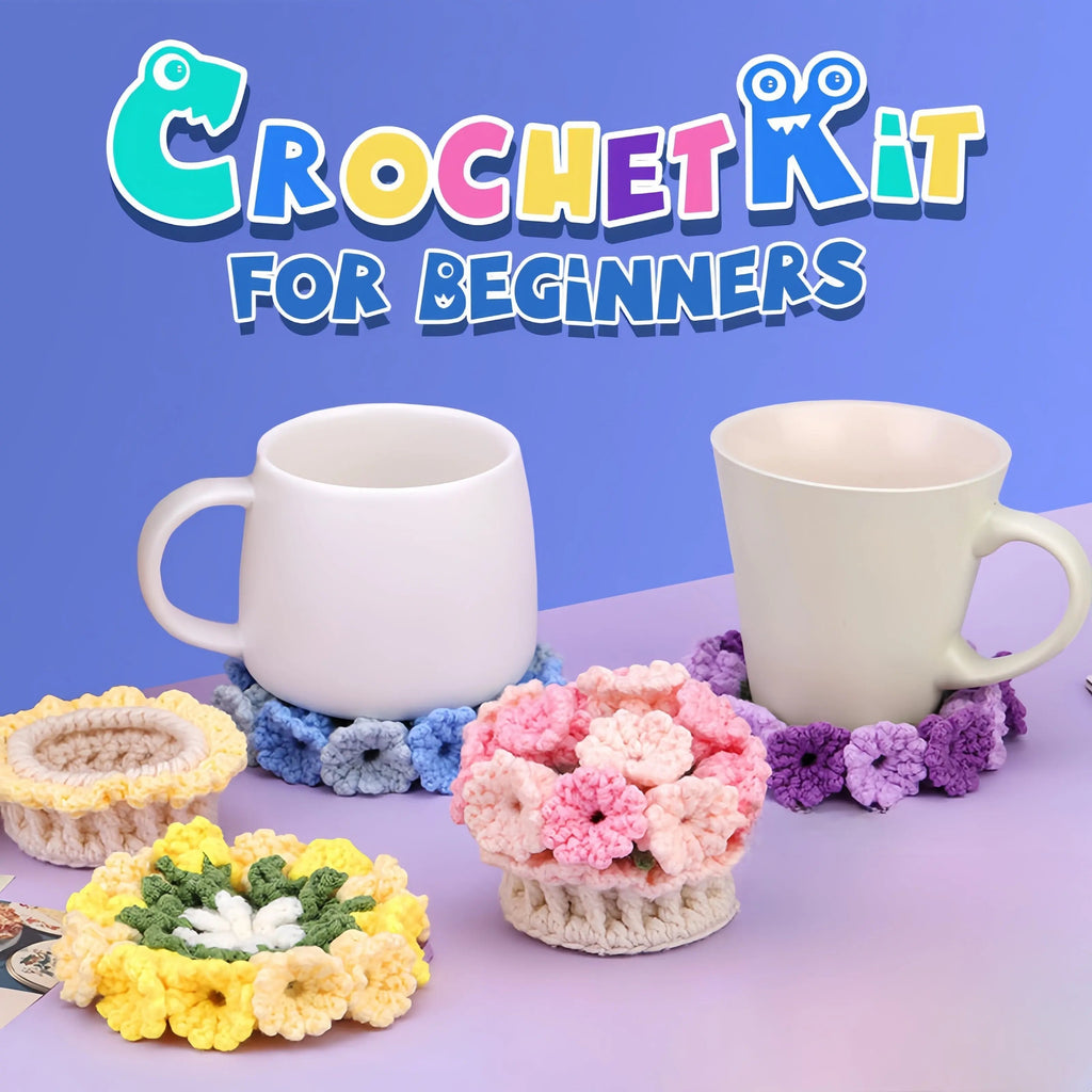 DIY Coaster Set – Create Unique Floral Designs Yourself