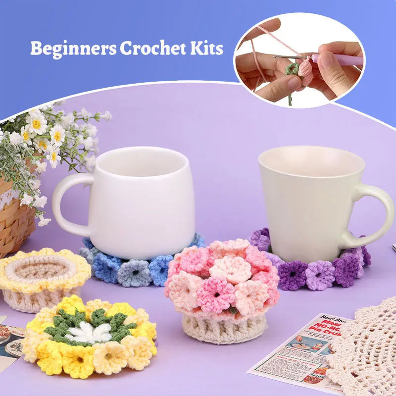 DIY Coaster Set – Create Unique Floral Designs Yourself