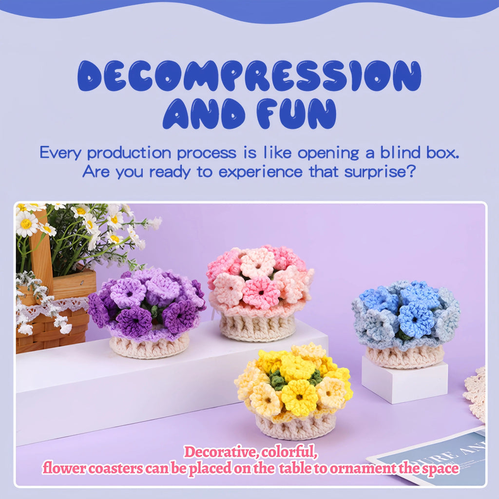 DIY Coaster Set – Create Unique Floral Designs Yourself