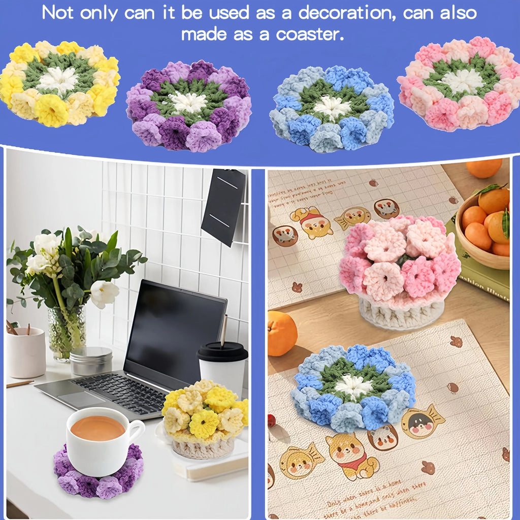 DIY Coaster Set – Create Unique Floral Designs Yourself