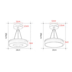 Sleek Modern Metal LED Pendant Ceiling Lights