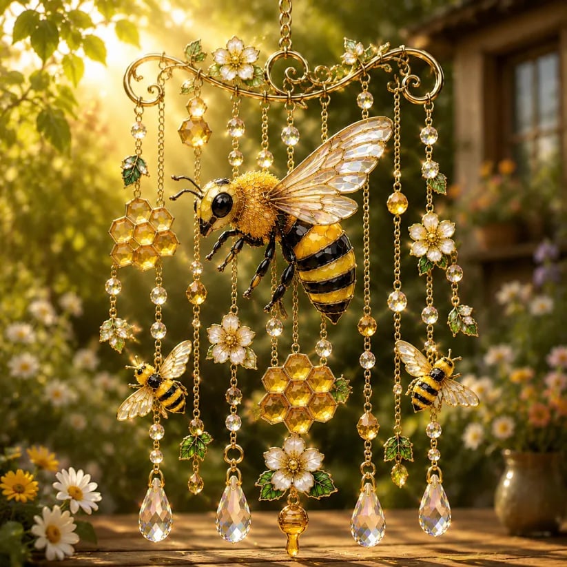 Graceful Hummingbird Wind Chime