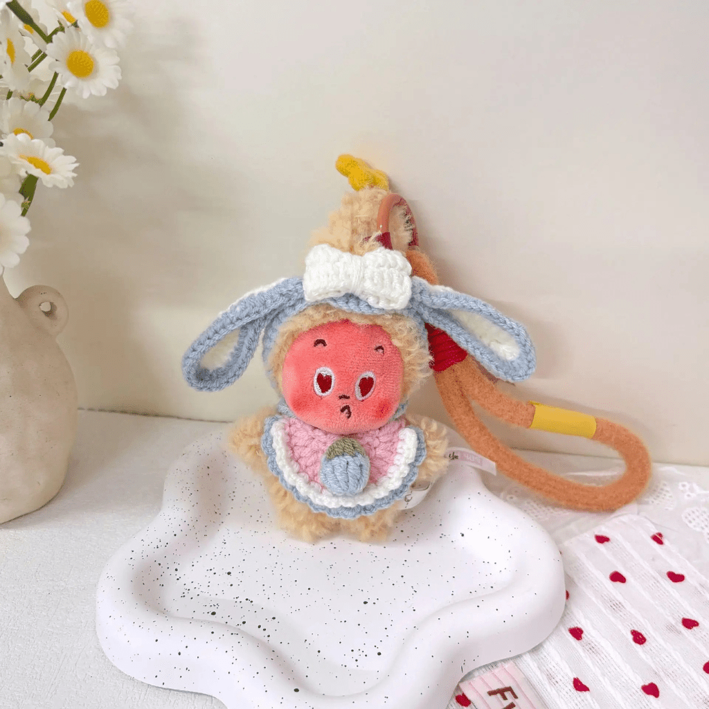 Handmade plush outfit for enchanting dolls