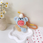 Handmade plush outfit for enchanting dolls