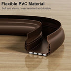 Draft-proof door stopper for warm & quiet living