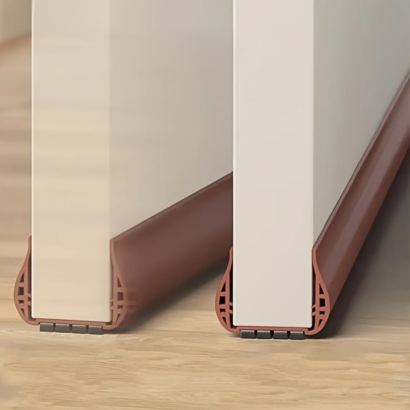 Draft-proof door stopper for warm & quiet living