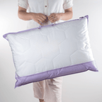 Veluvon Serenity Pillow | Hypoallergenic & Antibacterial | With Lavender Scent | Soft Sleeping Pillow for Sensitive Skin