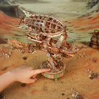Sailing in Fog DIY 3D Mechanical Transmission Wooden Puzzle Kit