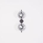 Round Glass Wall Lamp in Scandinavian Design