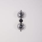 Round Glass Wall Lamp in Scandinavian Design
