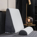 Inclined Reflux Wedge Support Pillow | Memory Foam, Hypoallergenic & Ideal for Back and Side Sleepers