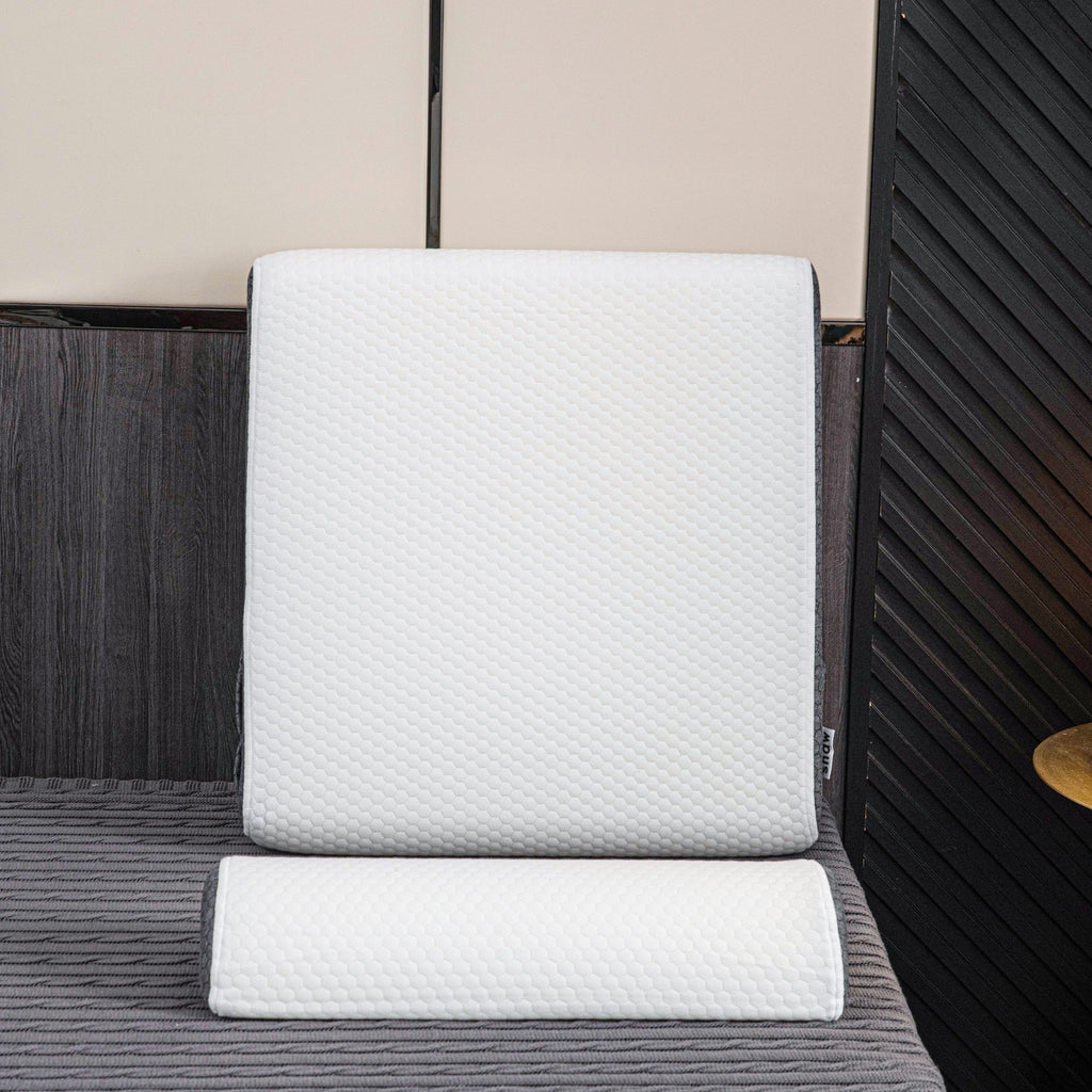 Inclined Reflux Wedge Support Pillow | Memory Foam, Hypoallergenic & Ideal for Back and Side Sleepers