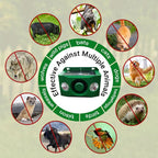 Solar warning lights for night protection