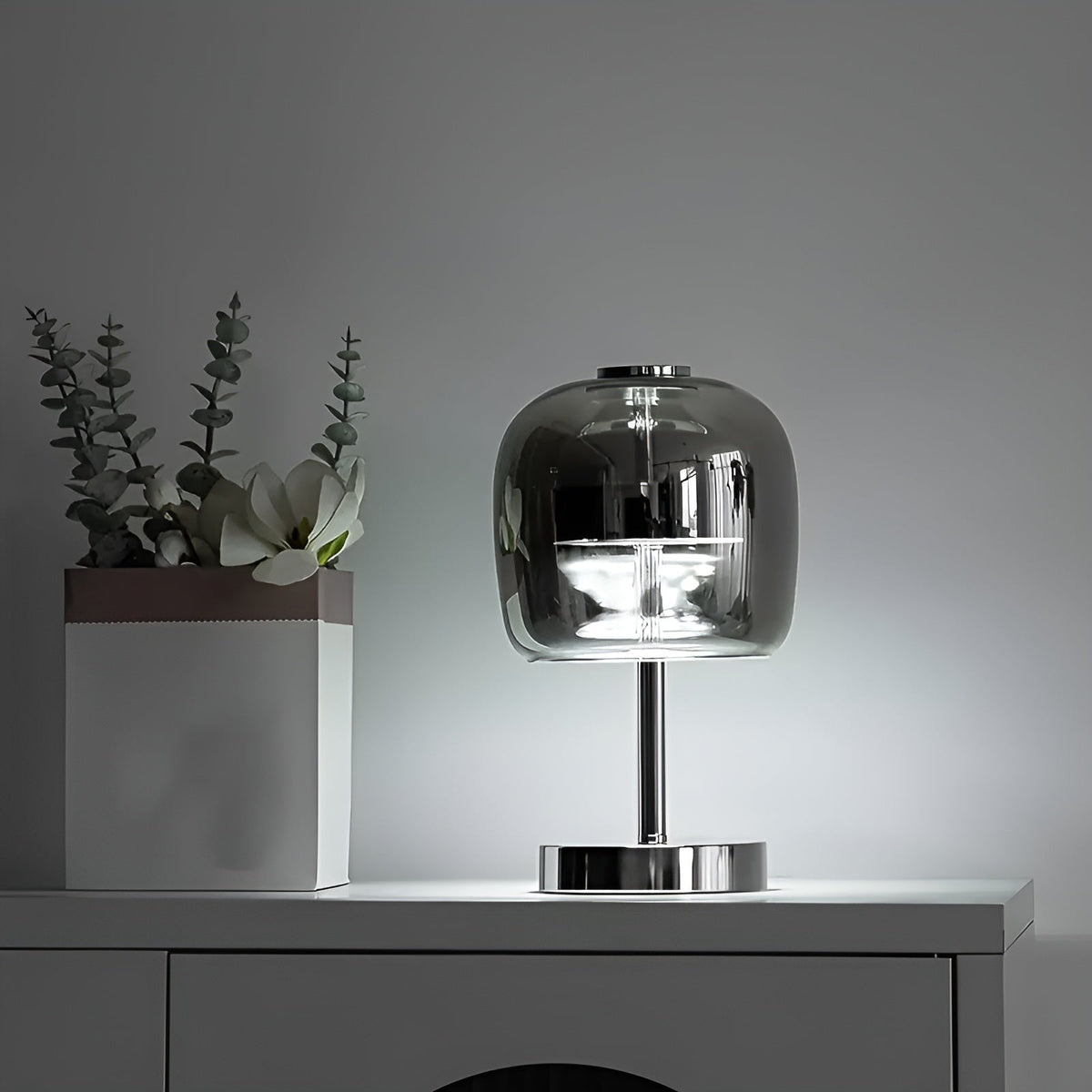 Modern Glass Electroplated Ambient Light Lamp