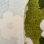 Daisy Moss Style Floor Bath Mat