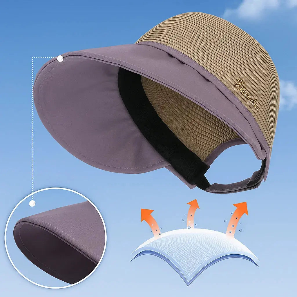 Women's Sun Hat with UV PRedection – Wide Brim & Breathable