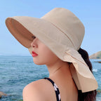 SUNNY | Women's Sun Hat for the Sun | Wide Brim UV Neck Protection | Solar Beach Hat Women