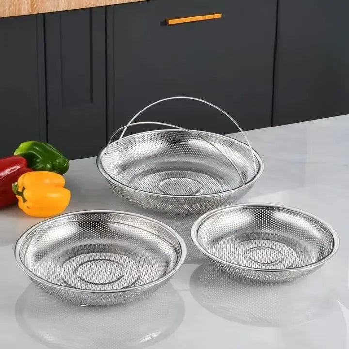 Stainless Steel Steamer with Handle – Healthy Cooking Made Easy