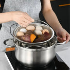 Stainless Steel Steamer with Handle – Healthy Cooking Made Easy