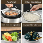 Stainless Steel Steamer with Handle – Healthy Cooking Made Easy