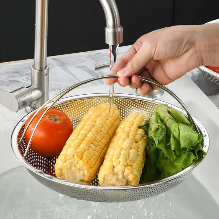Stainless Steel Steamer with Handle – Healthy Cooking Made Easy