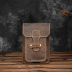 Elegant Leather Hip Pouch for Men