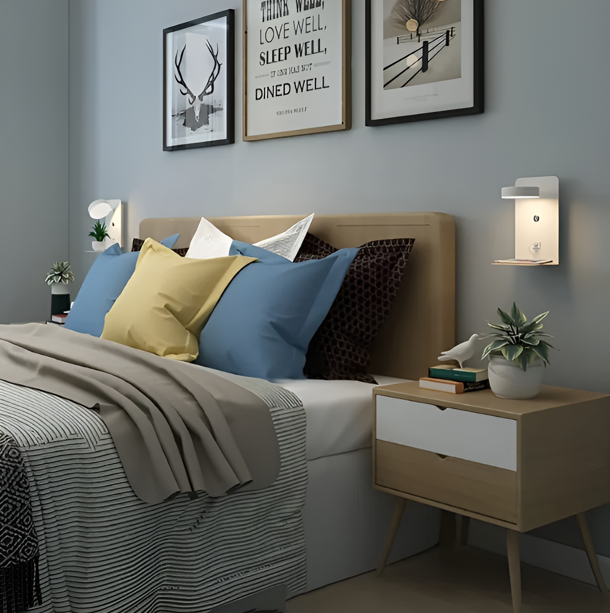 DazzleShelf Minimalist Rechargeable USB Night Light