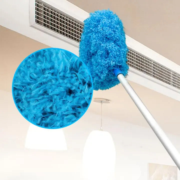 Ceiling dust brush with telescopic – Clean flexibly & safely
