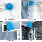 Ceiling dust brush with telescopic – Clean flexibly & safely
