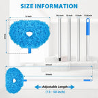 Ceiling Fan Dust Brush with Telescopic Pole – Effortless Cleaning of High Areas