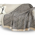 GeoComfort Fleece Blankets – Soft, lightweight polyester with modern print