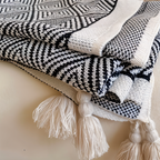 GeoComfort Fleece Blankets – Soft, lightweight polyester with modern print
